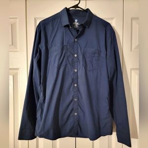 KUHL Women's Large Hiking Shirt Long Sleeves Button-up